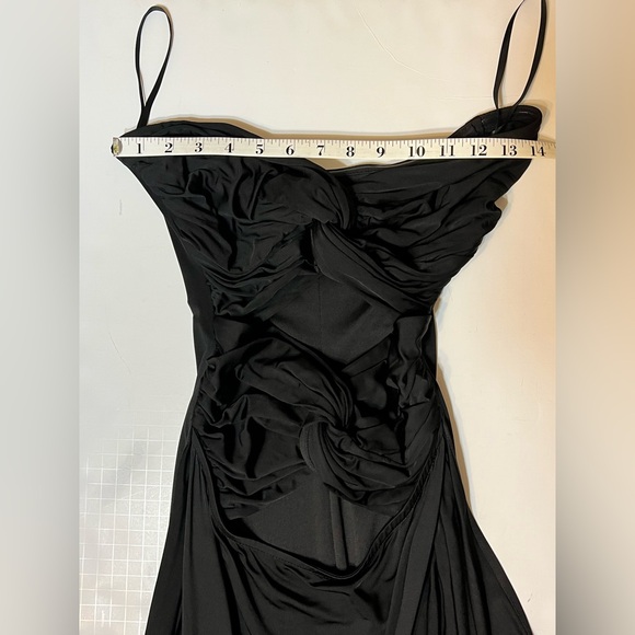 NBD Charlotte Strapless Gown in Black, size XS - Picture 8 of 9